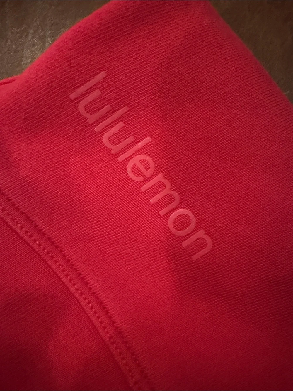 Lululemon Red Crewneck Sweatshirt
